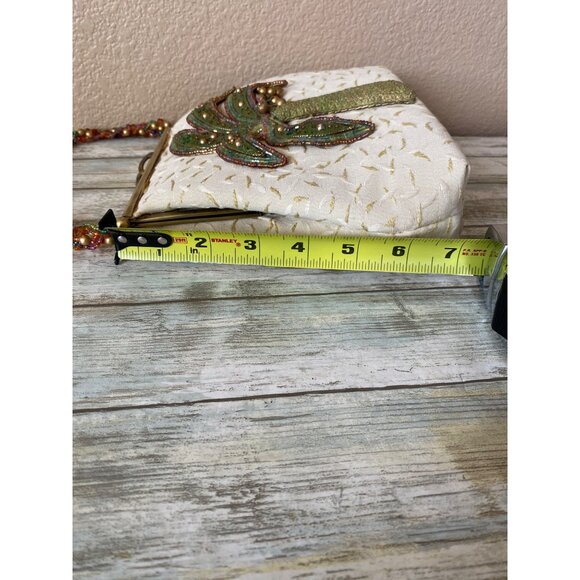 Mary Frances Vintage Palm Tree Beaded Handbag – Rare Tropical Accessory - Picture 12 of 16
